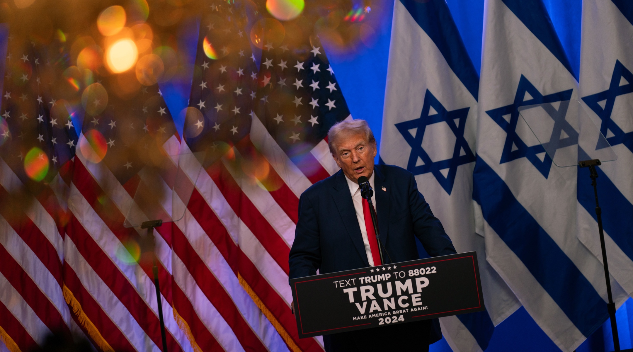 Donald Trump again targets Kamala Harris in his latest initiative against antisemitism