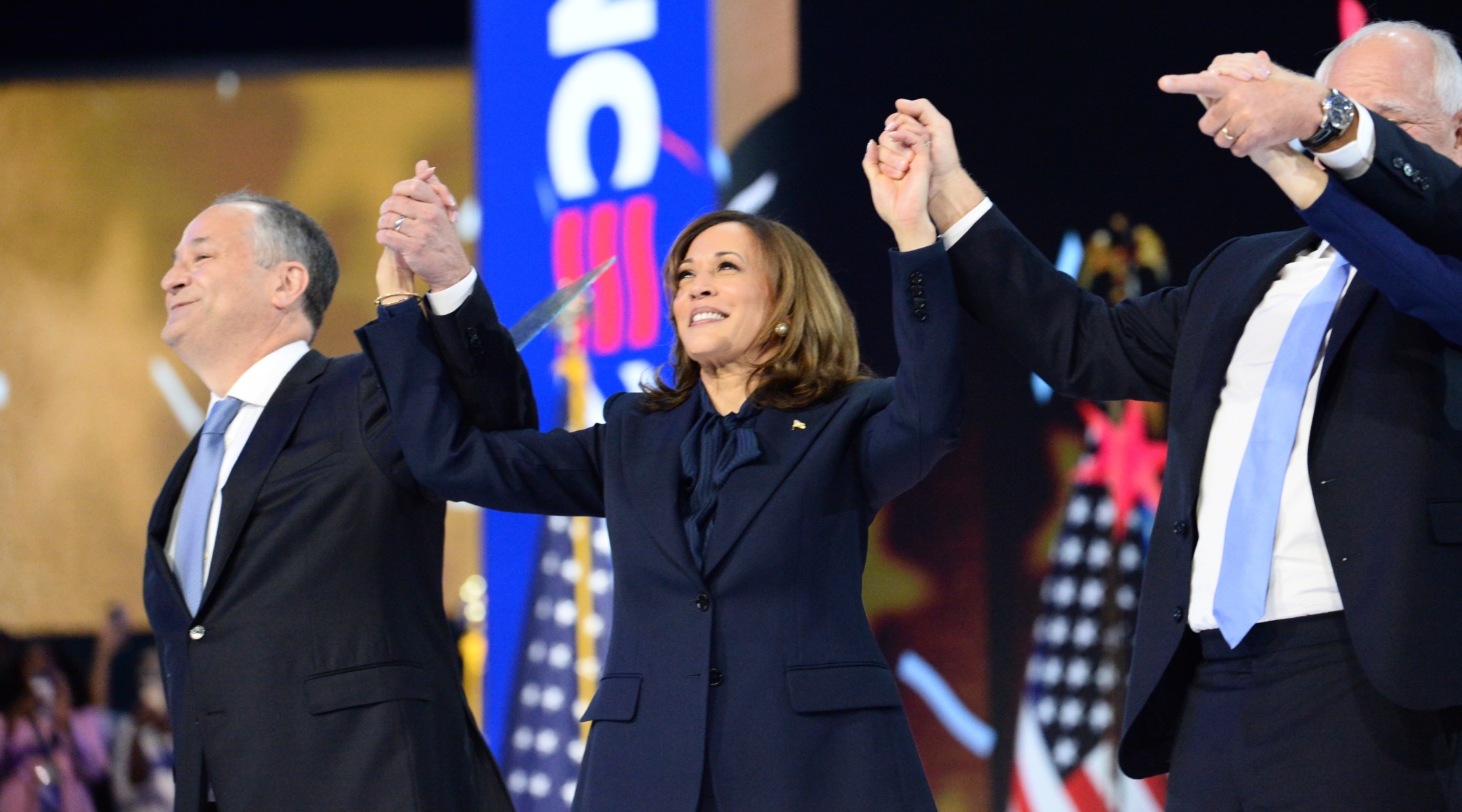 In accepting nomination, Kamala Harris pledges to seek ceasefire, support Israel and work toward Palestinian freedom