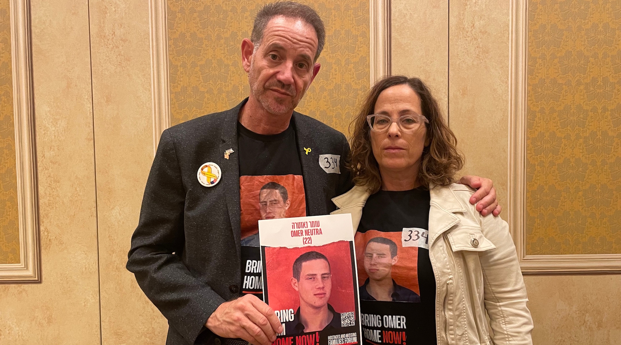 Speaking to Jewish Republicans, parents of Omer Neutra say politicians are failing to bring the hostages home