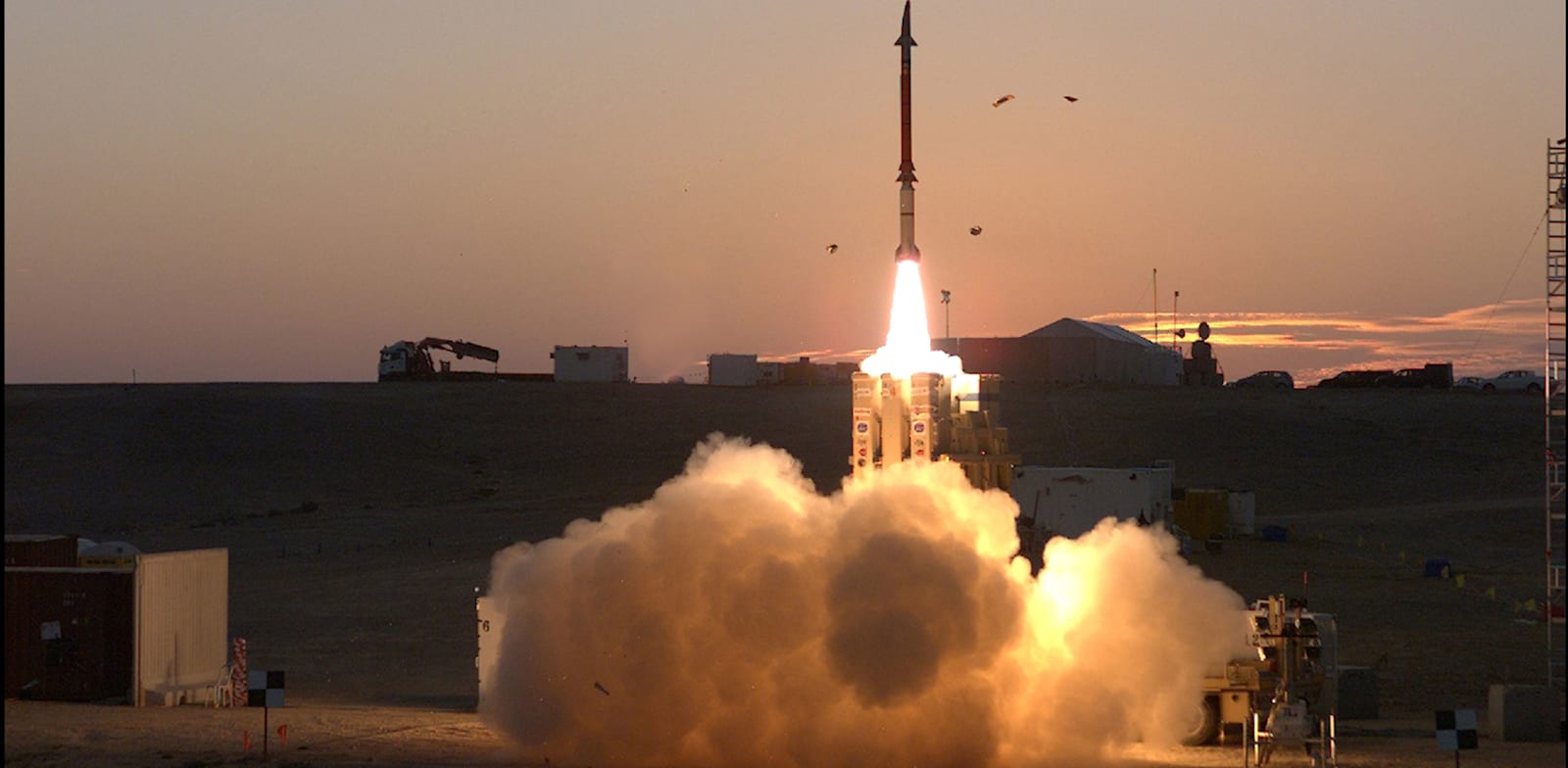 David’s Sling intercepts first Hezbollah missile fired at Tel Aviv