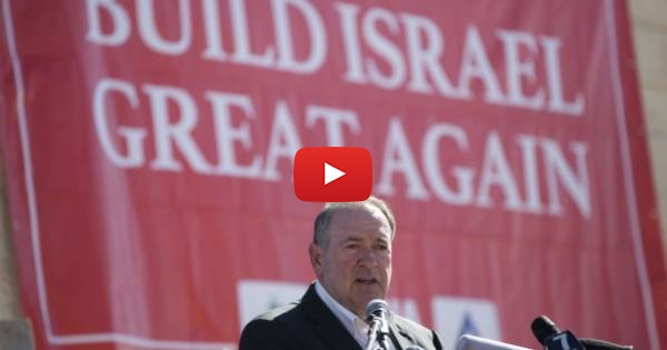 WATCH: US Ambassador to Israel Nominee Huckabee: ‘There Is No Occupation’