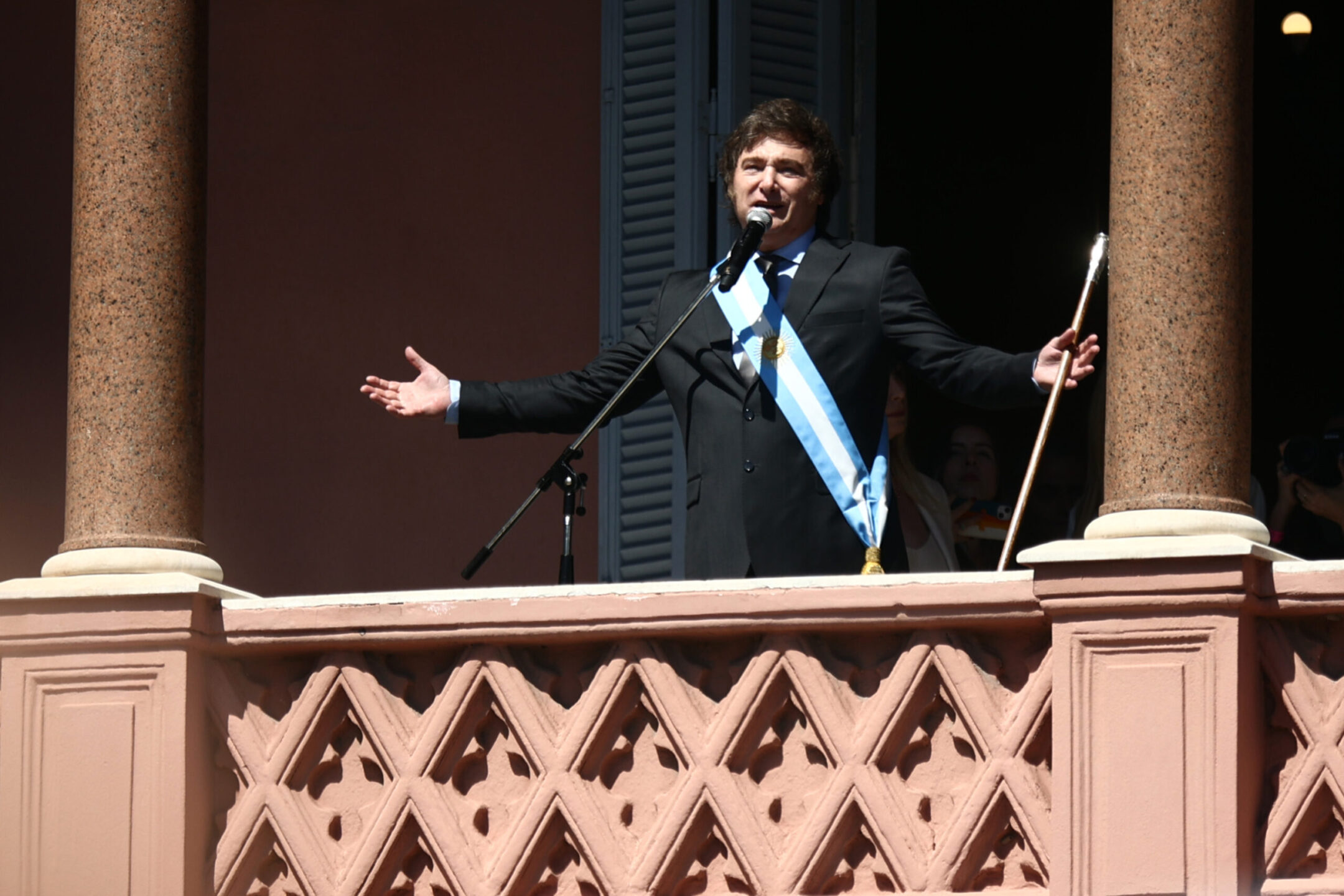 Argentina’s Javier Milei likens Jewish foreign minister to Abraham the patriarch during swearing-in ceremony