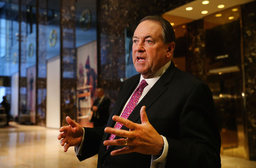 Trump taps Mike Huckabee, evangelical favorite, to be ambassador to Israel