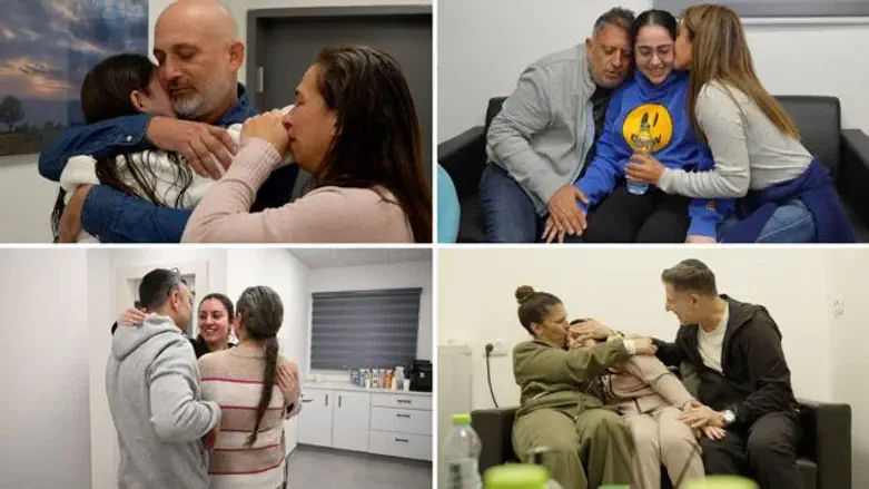 After 477 days in captivity: Liri, Naama, Daniella, and Karina return home to Israel