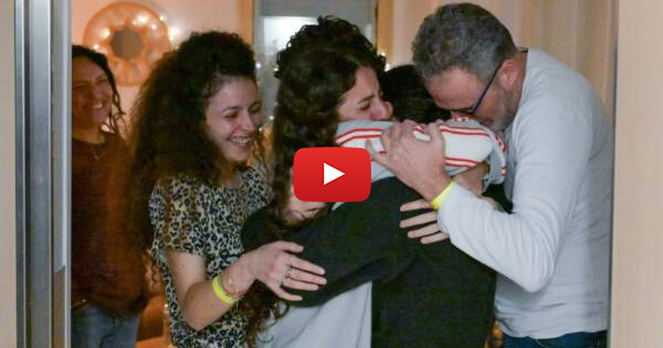 WATCH: Israeli Hostages Reunite with Families at Sheba Medical Center