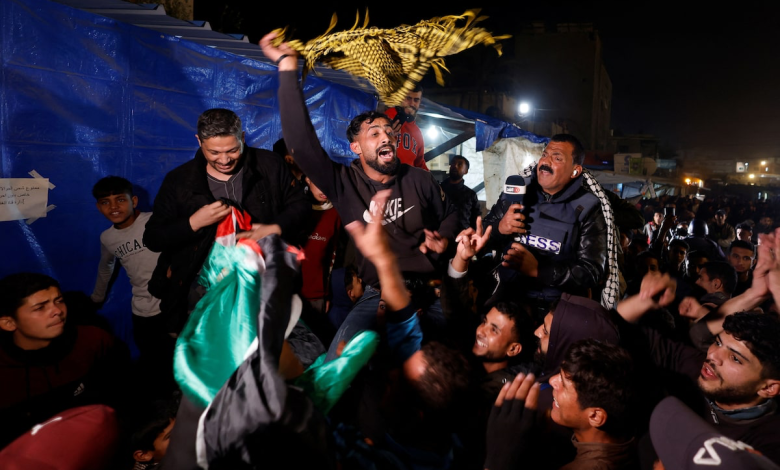 Gaza: Palestinians Celebrate Ceasefire Deal Announcement