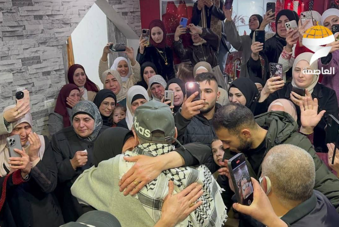 Joy and Pain Converge as Families Reunite with Palestinian Prisoners in Ramallah