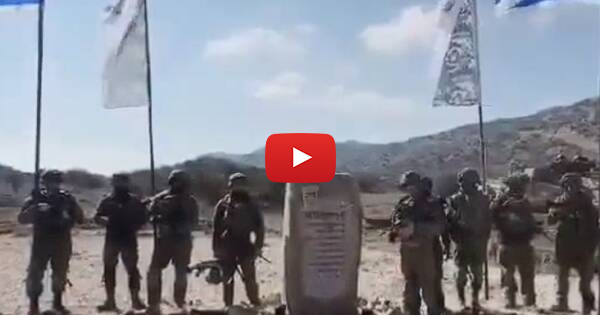 WATCH: IDF Soldiers Restore Memorial Dedicated to Kidnapped Soldiers in Lebanon