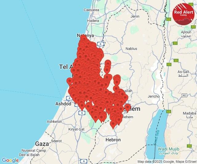 Houthi missile intercepted after sirens sound in central Israel, Jerusalem