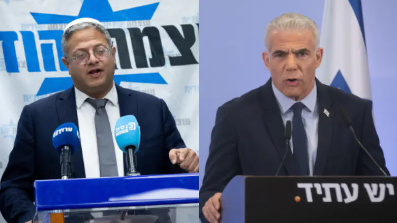 New poll shows bleak future for Yesh Atid, Ben-Gvir gets stronger