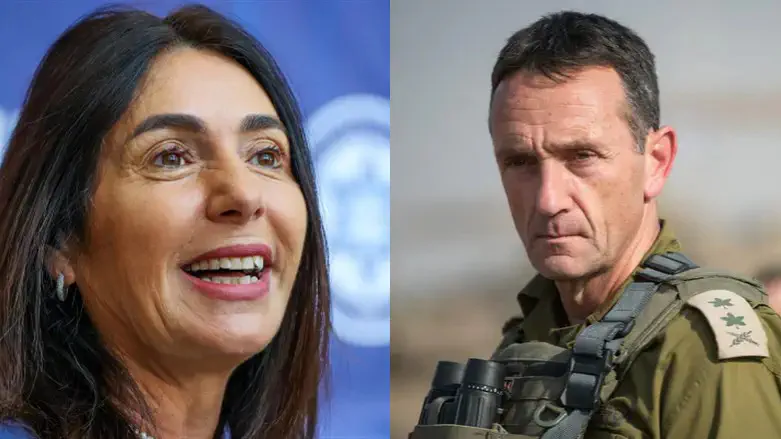 Regev's question, and the Chief of Staff's comeback