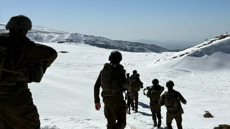 Watch: IDF forces on high alert in snowy border areas