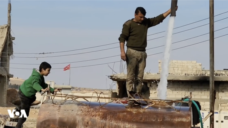 Kobani residents seek clean water 