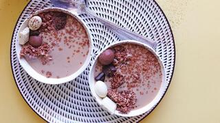 Mocha soup with chocolate chips: A winter treat like no other!