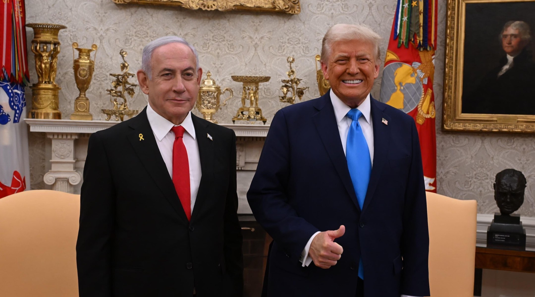 Meeting with Netanyahu, Trump doubles down on relocating ‘all’ Palestinians from Gaza