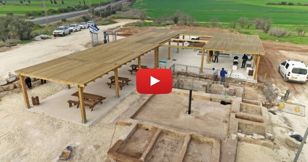 WATCH: New Archaeological Park Showcasing 1,400-Year-Old Winepress Opens Near Nir Yisrael