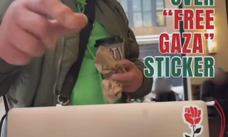 Pro-Palestine Woman Harassed by Alumni Board Member Over ‘Free Gaza’ Sticker at NY Coffee Shop