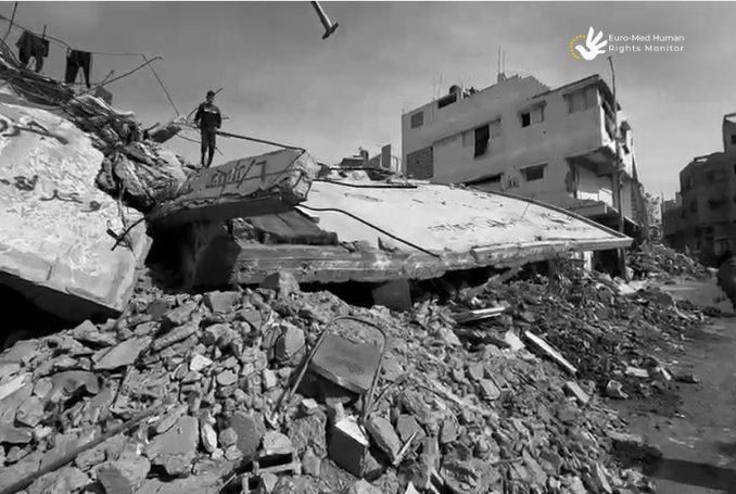 Euro-Med: Israeli Attack on Gaza Home Massacred 90 Civilians with No Justification