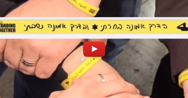 WATCH: Hostage’s Words of Faith Immortalized on Bracelets and Phone Cases