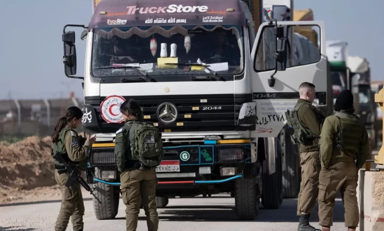 Israel Complies with Humanitarian Aid Terms for the First Time Since Ceasefire Deal