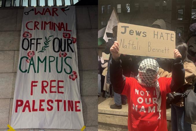 Protests Erupt at Columbia University over Naftali Bennet’s Visit