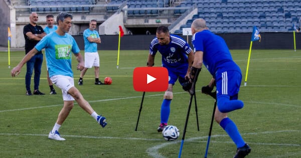 WATCH: Amputee IDF Soldiers Enjoy Soccer Despite War Injuries