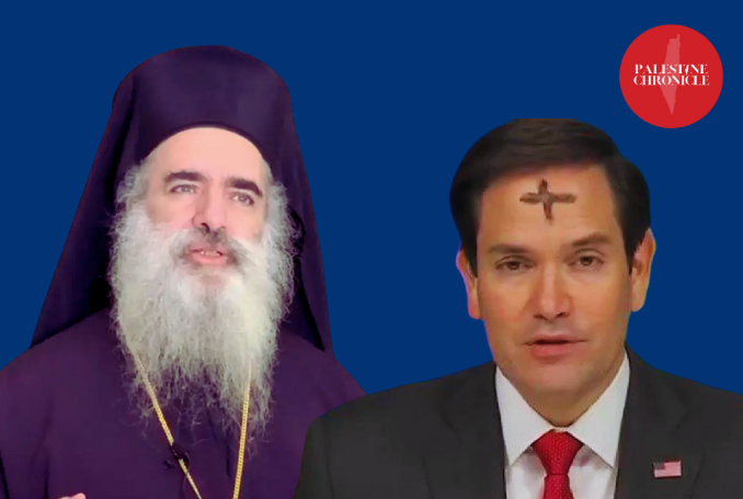 ‘Christians Stand with Oppressed’ – Atallah Hanna Rebukes Rubio for Cross Mark