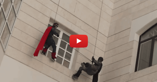 WATCH: Elite Yamam Fighters Dressed as Superheroes Bring Purim Fun to Sick Kids