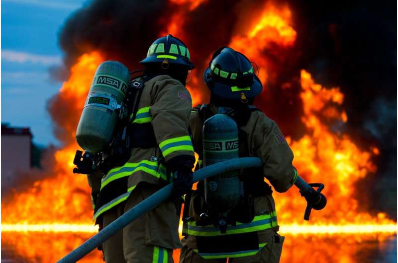 Firefighters face a higher brain cancer risk associated with gene mutations caused by chemical exposure, study suggests