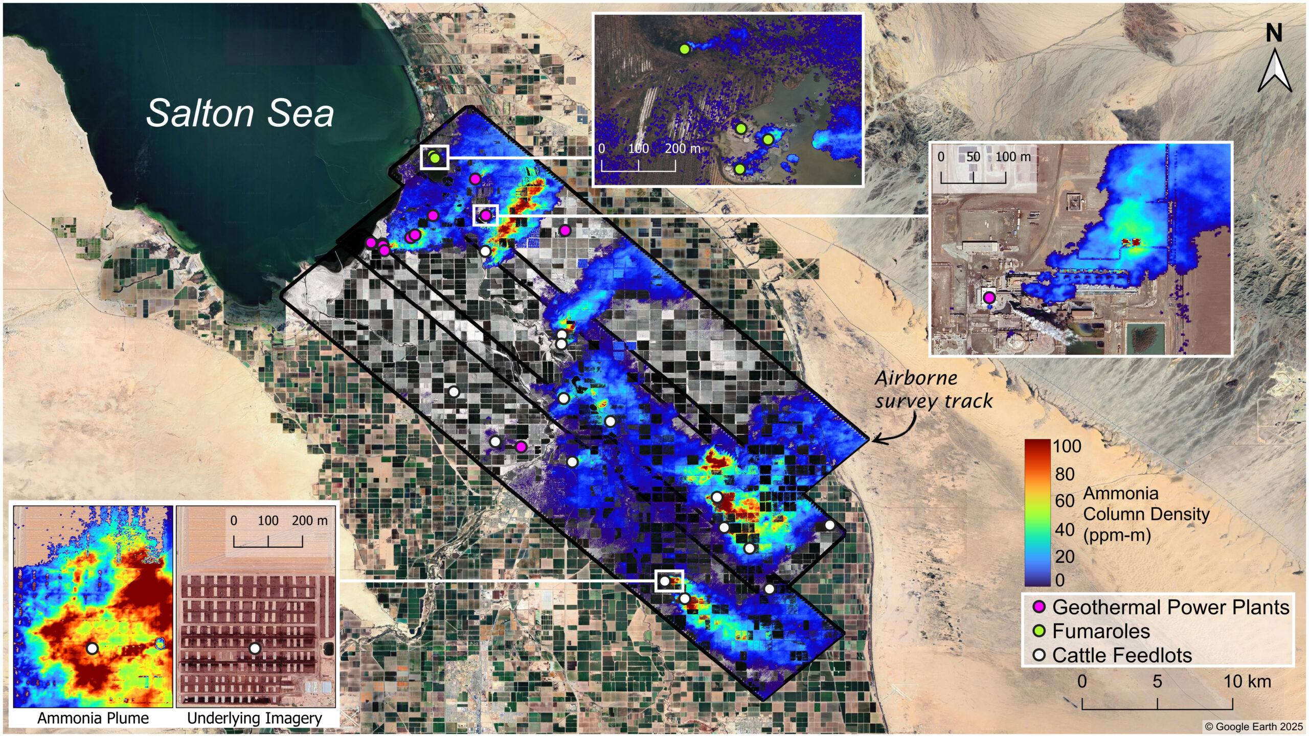 NASA, Aerospace Corporation Study Sharpens Focus on Ammonia Emissions NASA, Aerospace Corporation Study Sharpens Focus on Ammonia Emissions