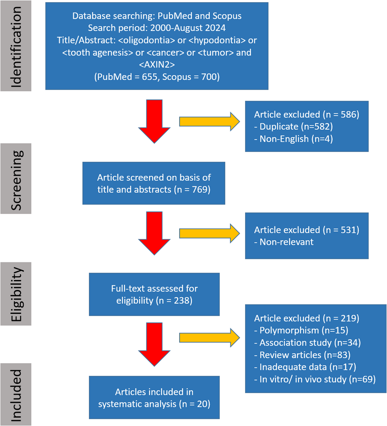 AXIN2 variants, tooth agenesis, and cancer risk: a systematic review | BMC Oral Health
