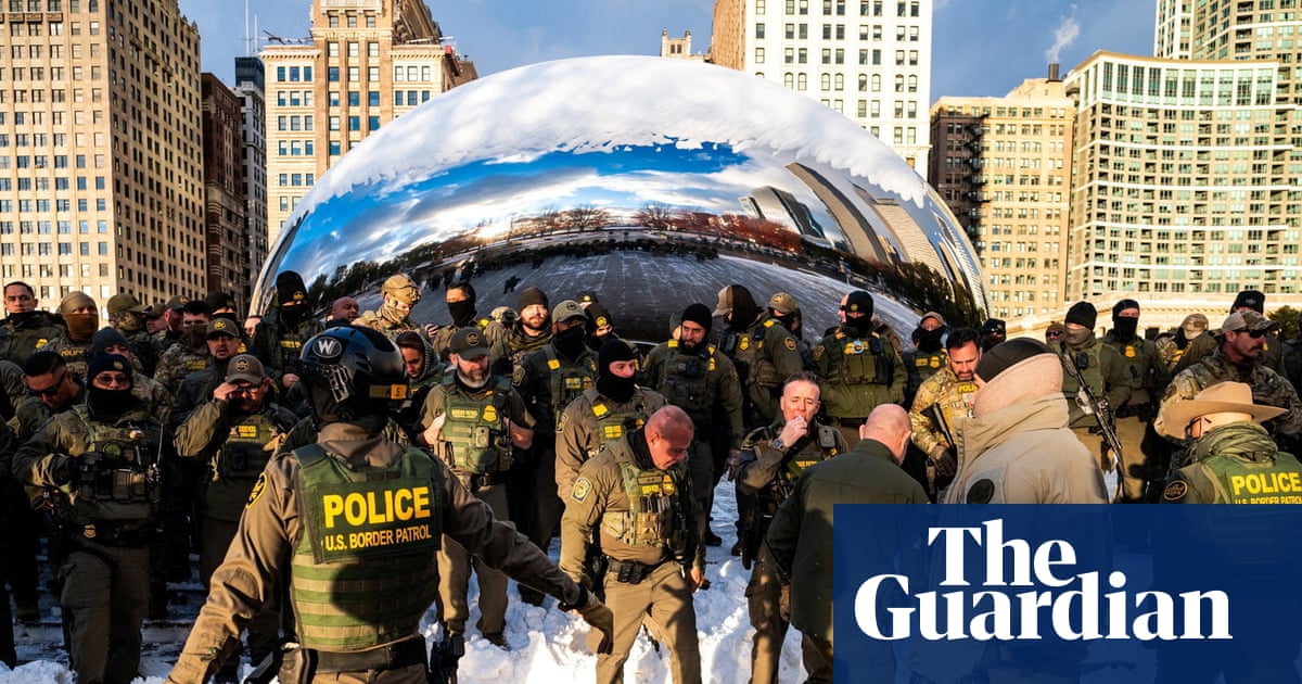 ‘This is fascist America’: Anish Kapoor may sue after border agents pose by his sculpture | Anish Kapoor