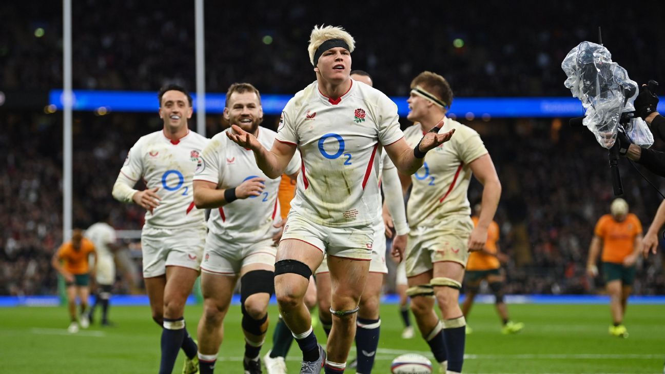 England 25-7 Australia: Pollock seals win with try off the bench