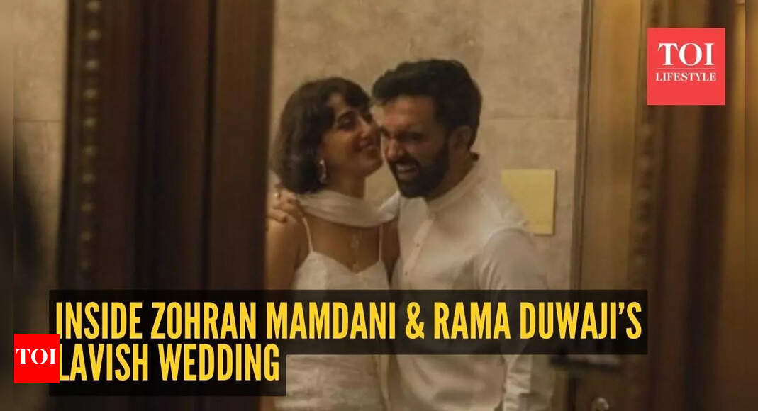​Throwback to the lavish wedding of New York Mayor Zohran Mamdani and Rama Duwaji​ |