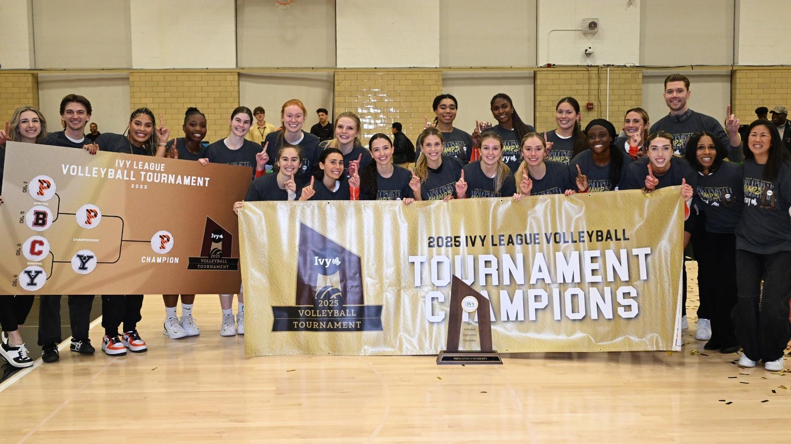 Women’s Volleyball Outlasts Yale in Five Set Thriller in Ivy Tournament Final Women’s Volleyball Outlasts Yale in Five Set Thriller in Ivy Tournament Final