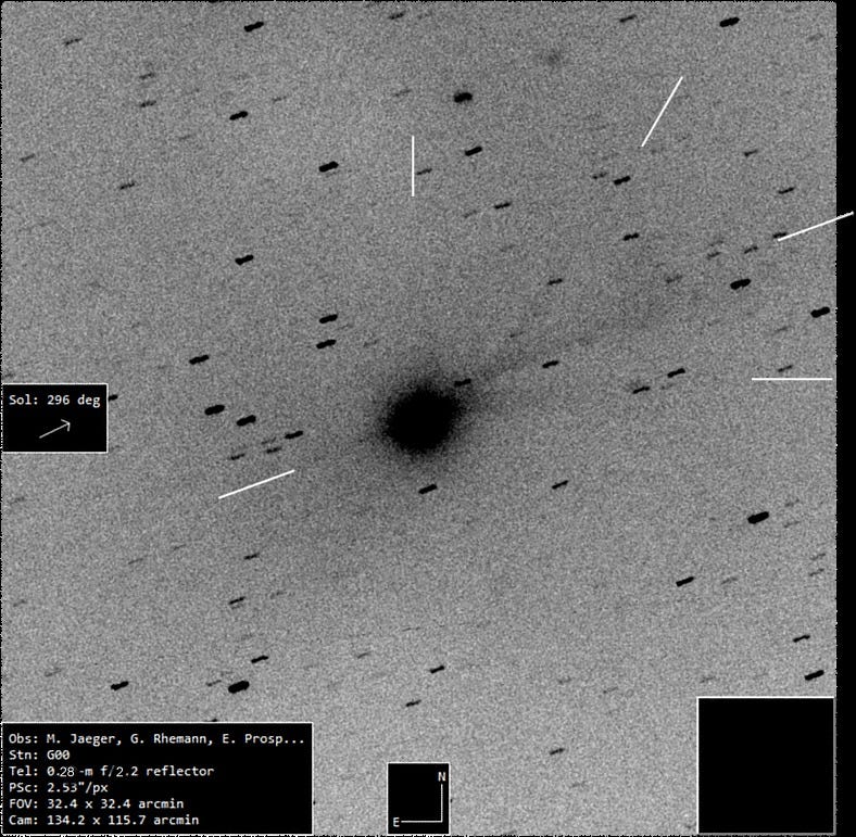 A Complex Jet Structure Emanates from 3I/ATLAS After Perihelion | by Avi Loeb | Nov, 2025 A Complex Jet Structure Emanates from 3I/ATLAS After Perihelion | by Avi Loeb | Nov, 2025
