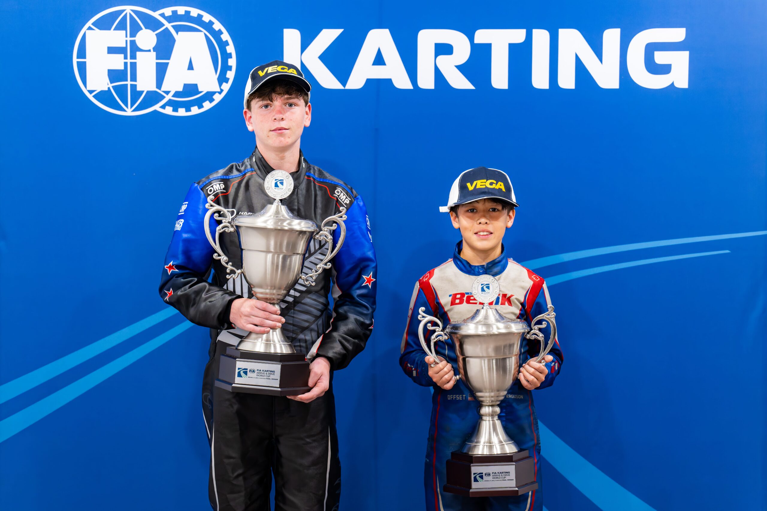 Ferguson and Tucker crowned first ever FIA Karting Arrive and Drive World Cup Winners Ferguson and Tucker crowned first ever FIA Karting Arrive and Drive World Cup Winners