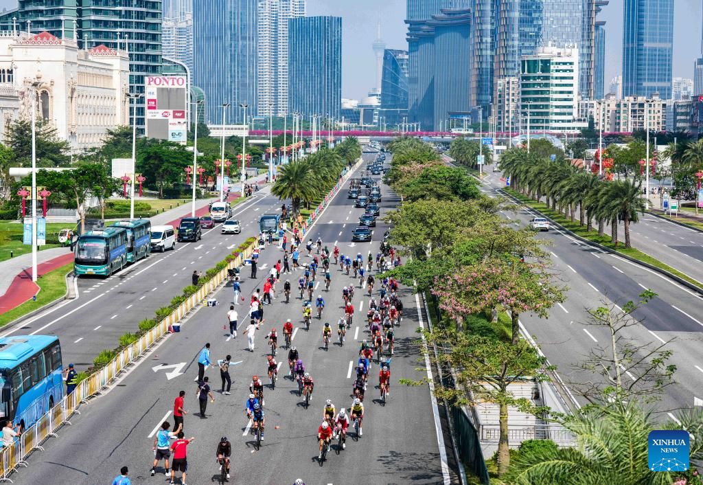women’s road race of cycling road at China’s 15th National Games-Xinhua