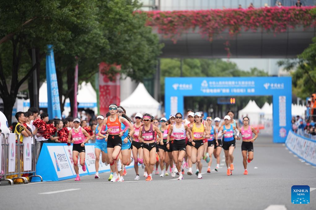 Highlights of marathon event at 15th National Games-Xinhua Highlights of marathon event at 15th National Games-Xinhua