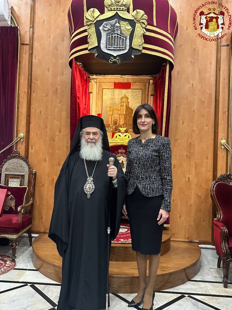 HIS BEATITUDE THEOPHILOS III RECEIVES THE GEORGIAN MINISTER OF FOREIGN AFFAIRS IN JERUSALEM – Jerusalem Patriarchate HIS BEATITUDE THEOPHILOS III RECEIVES THE GEORGIAN MINISTER OF FOREIGN AFFAIRS IN JERUSALEM – Jerusalem Patriarchate