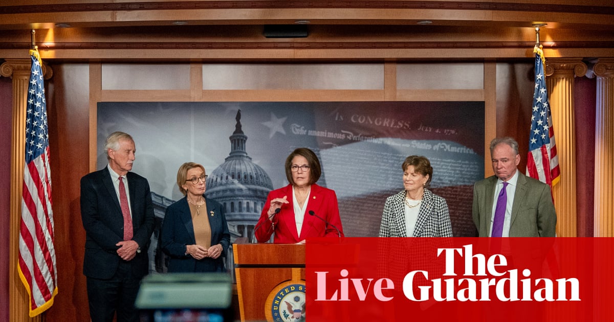 Senate Democrats defend breaking ranks to end shutdown as Mike Johnson signals speedy House return – US politics live | US federal government shutdown 2025