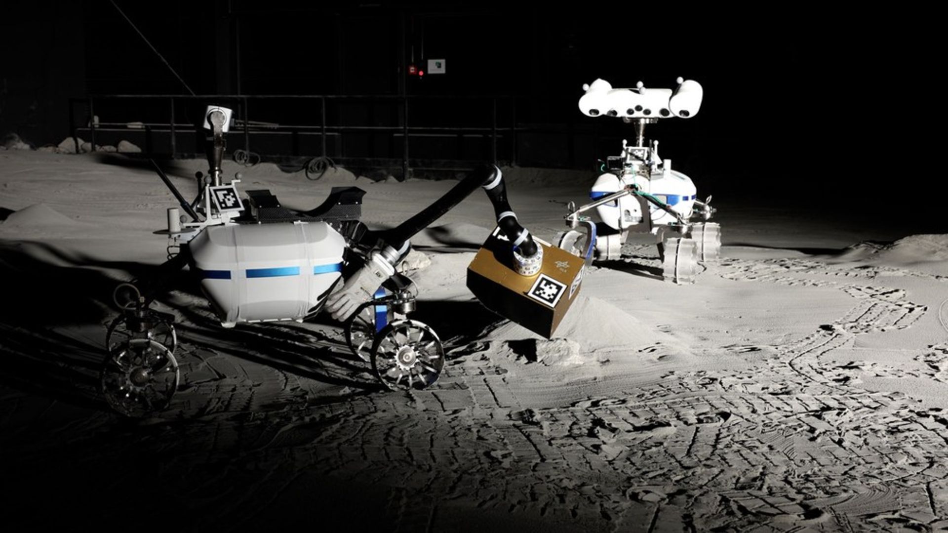 These 2 moon rovers used cameras and lasers to hunt for simulated water ice — and one looks like WALL-E These 2 moon rovers used cameras and lasers to hunt for simulated water ice — and one looks like WALL-E