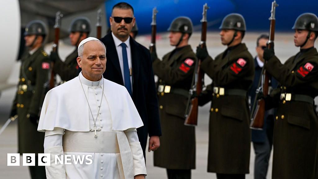 Pope Leo arrives in Turkey on first foreign trip, six months into papacy Pope Leo arrives in Turkey on first foreign trip, six months into papacy