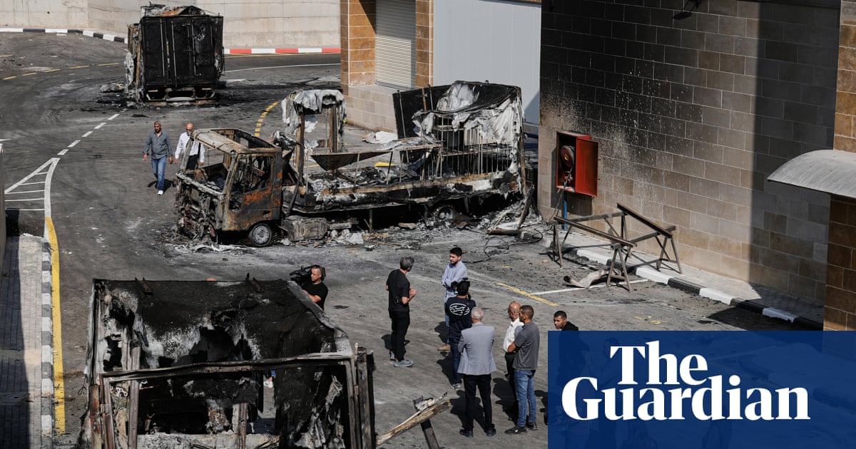 Israeli president condemns ‘serious’ attack by settlers on West Bank villages | West Bank Israeli president condemns ‘serious’ attack by settlers on West Bank villages | West Bank