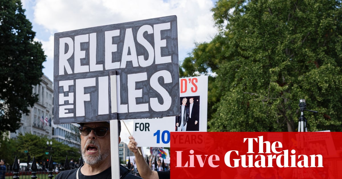House votes 427-1 to release Epstein files; Senate majority leader says chamber will take up vote ‘fairly quickly’ – US politics live | US news