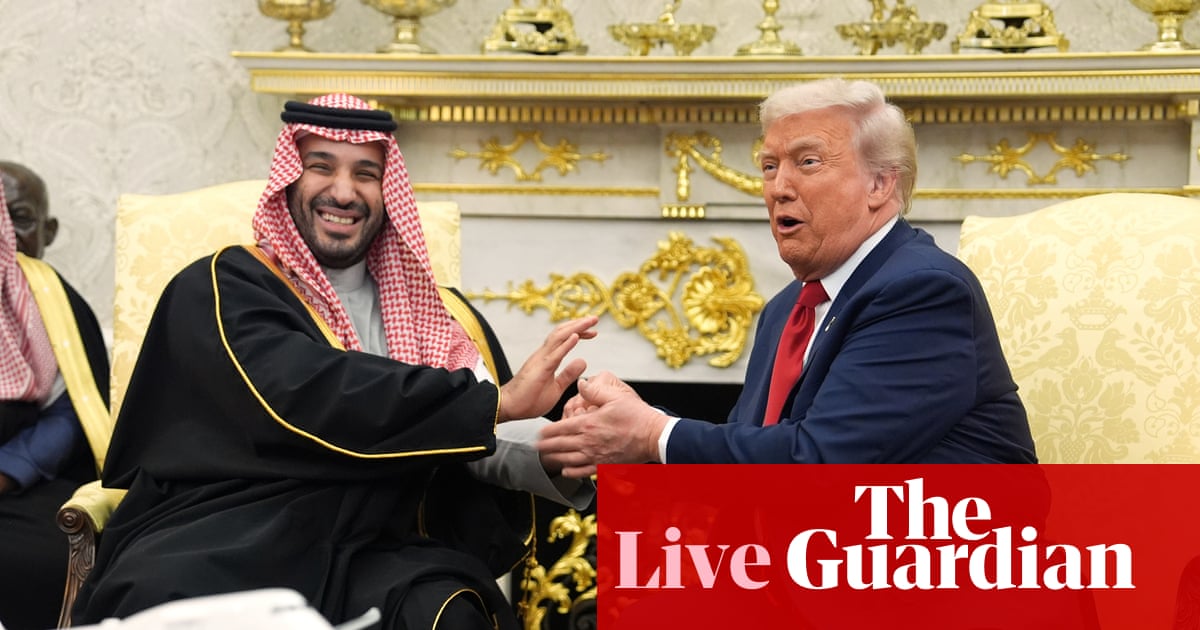 Trump defends Mohammed bin Salman over killing of Jamal Khashoggi, claiming Saudi crown prince ‘knew nothing about it’ and ‘things happen’ – live | Mohammed bin Salman