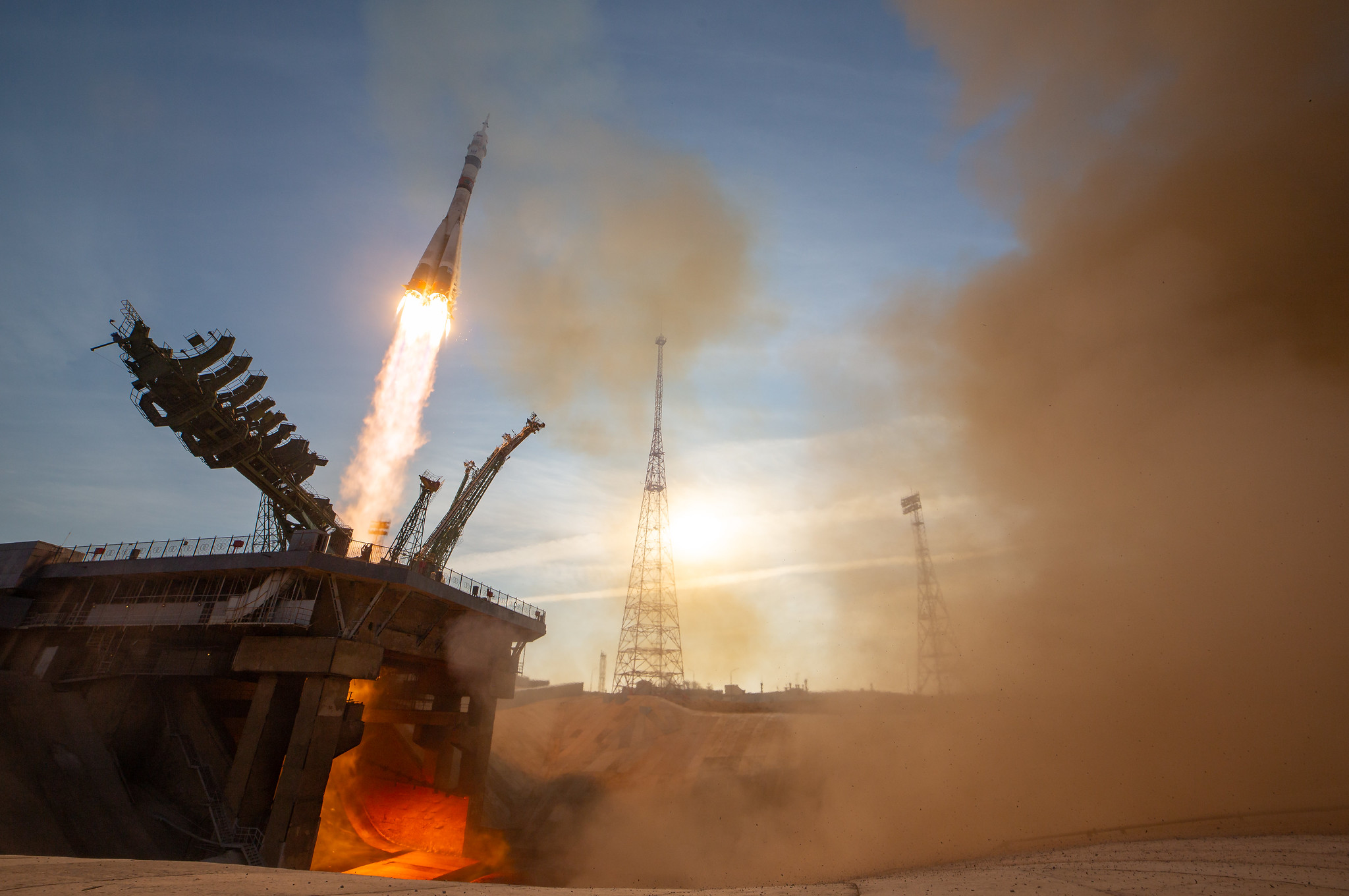 Baikonur pad damaged in Soyuz launch to ISS Baikonur pad damaged in Soyuz launch to ISS