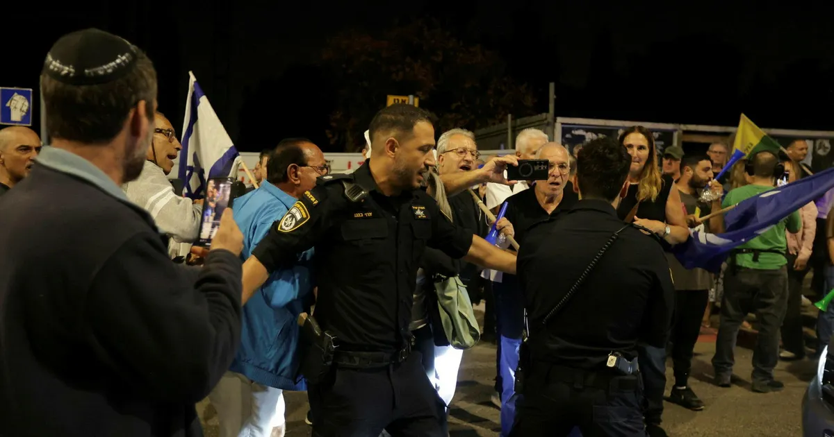 Right-wing Protesters Rally Outside Home of Former IDF Top Lawyer, Demand Imprisonment Over Abuse Video Leak