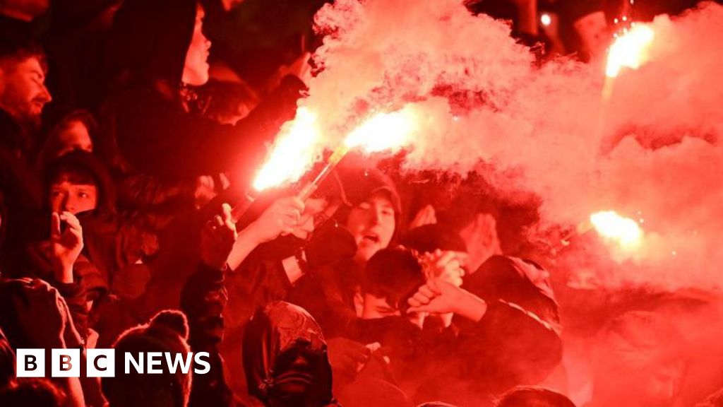 Should football fans be banned from games for using pyrotechnics?