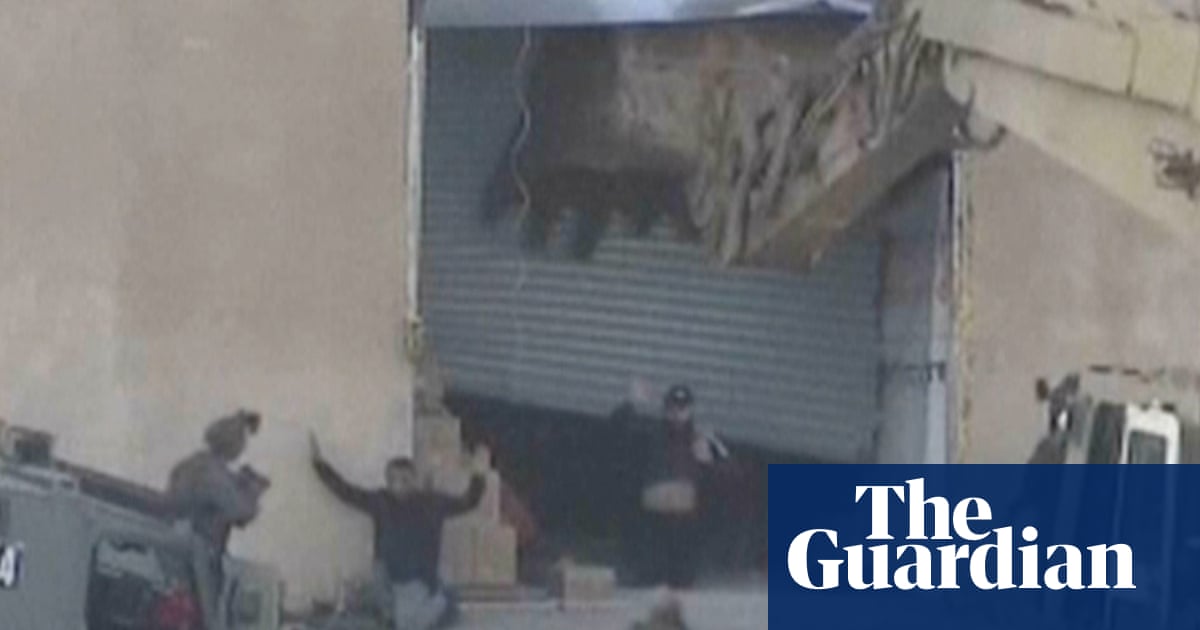 Video shows Israeli forces shooting Palestinians dead moments after surrender | Israel Video shows Israeli forces shooting Palestinians dead moments after surrender | Israel